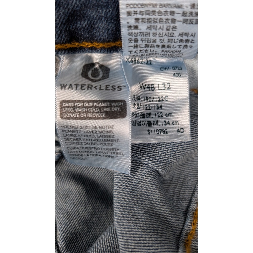 Levis 559 Relaxed Straight Mens Jeans 48x32‎ Blue Denim NWT - Picture 6 of 8